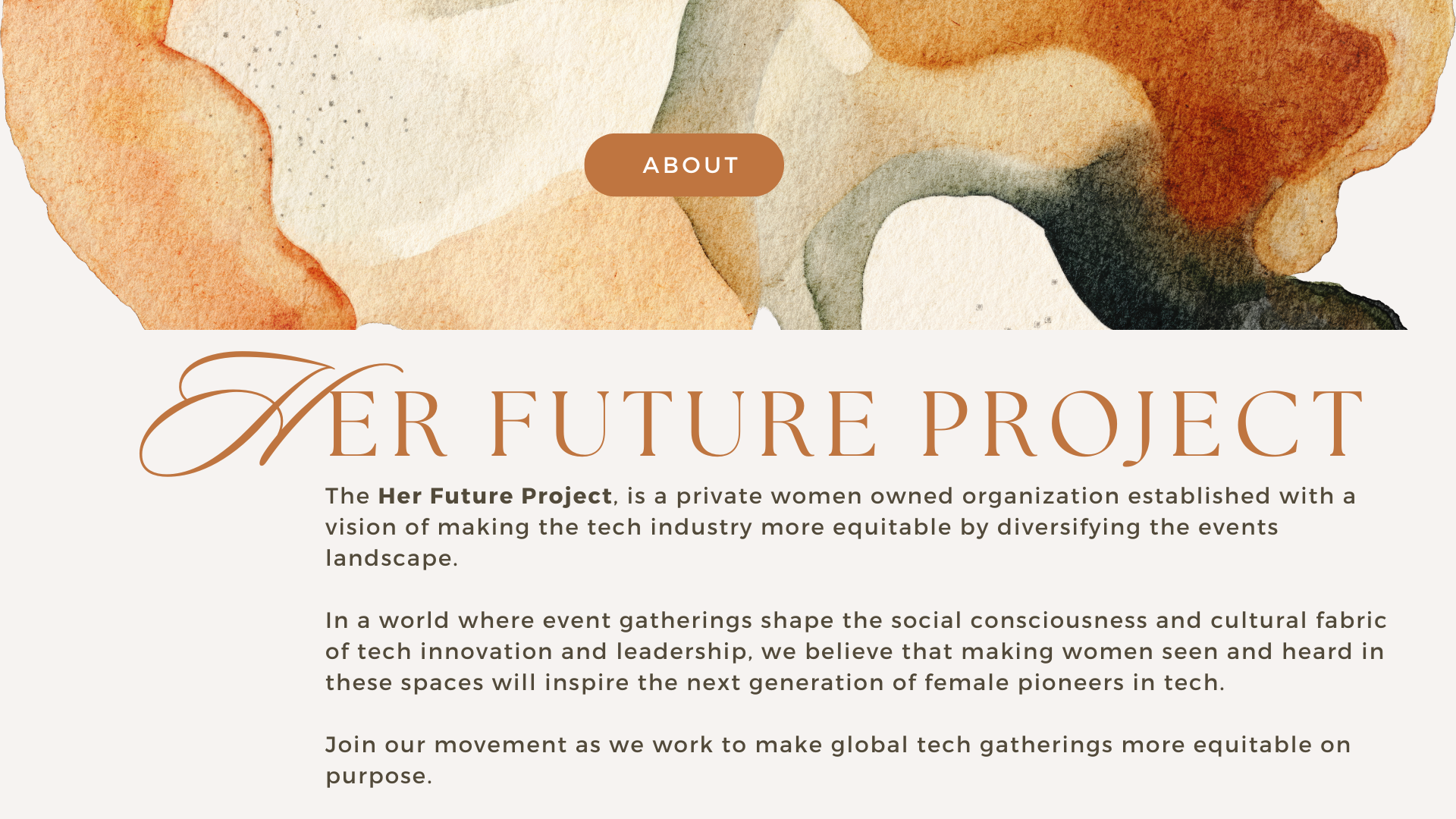 Welcome to the Her Future Project!